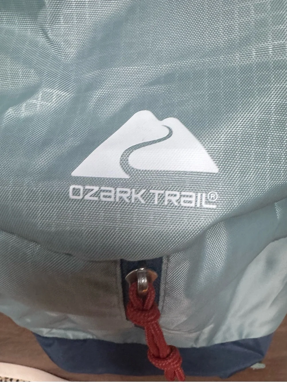 Ozark Trail Light Green and Navy Men's Backpack - Casual Daypack